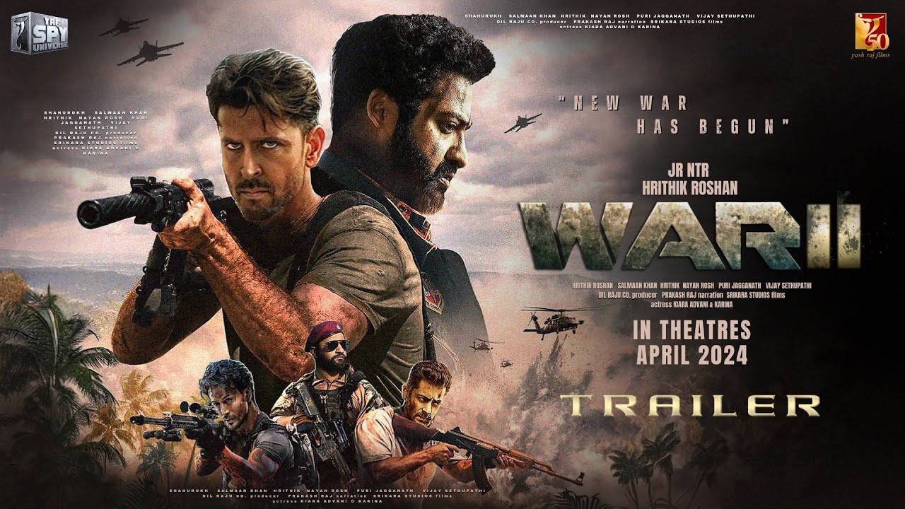 WAR 2 - Teaser Trailer 2025 | Hrithik Roshan | Jr NTR | Ayan Mukerji | Yash Raj Films - YouTube