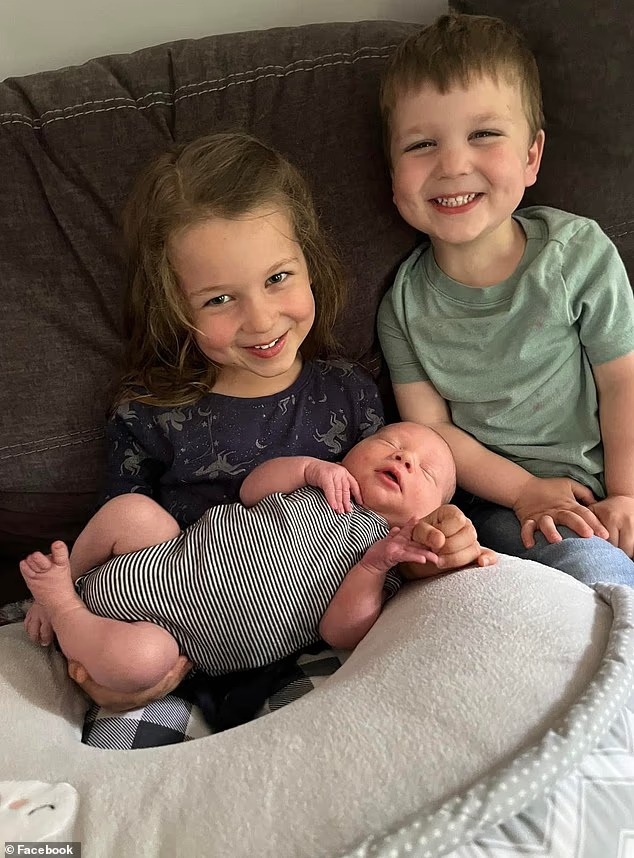 Cora, five, Dawson, three, and eight-month-old Callan were strangled at the family home in January 2023