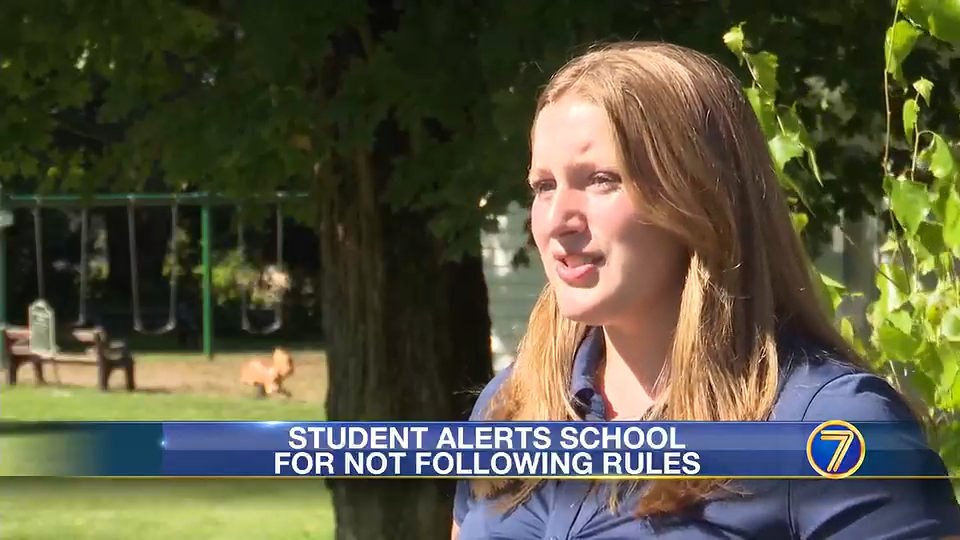 Julie Kaputa said she was minutes into her last first day of school when a teacher confronted her over her Cup of Joe on Sept. 3 at Beaver River Central School in Castorland, NY.