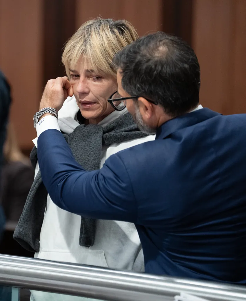Selma Blair appears in Queens Criminal Court with an attorney.