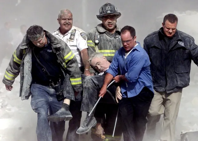 Editorial use only. No book cover usage. Mandatory Credit: PH๏τo by Everett/Shutterstock (632656b) 'Saint of 9/11' - Father Mychal Judge 'Saint of 9/11' film - 2006