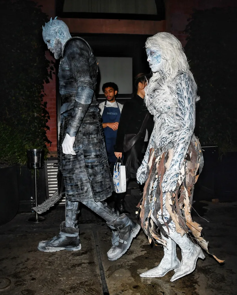 Jordyn Woods and Karl-Anthony Towns in Game of Thrones costumes.