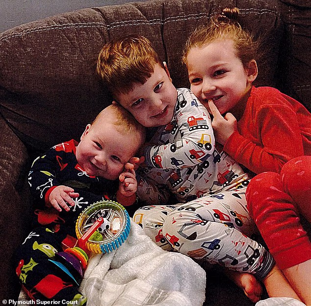Clancy, 36, is on trial for the murders of her three children, Cora, five, Dawson, three, and eight-month-old Callan, at her Mᴀssachusetts home