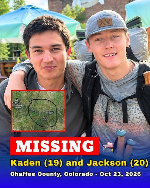 Missing - 🚨 HELP LOCATE TWO MISSING HIKERS 🚨 Missing and Murdered in America is sharing this urgent update regarding two missing hikers, Kaden Matsuda, 19, of Ridgway, Colorado, and Jackson Donlon,