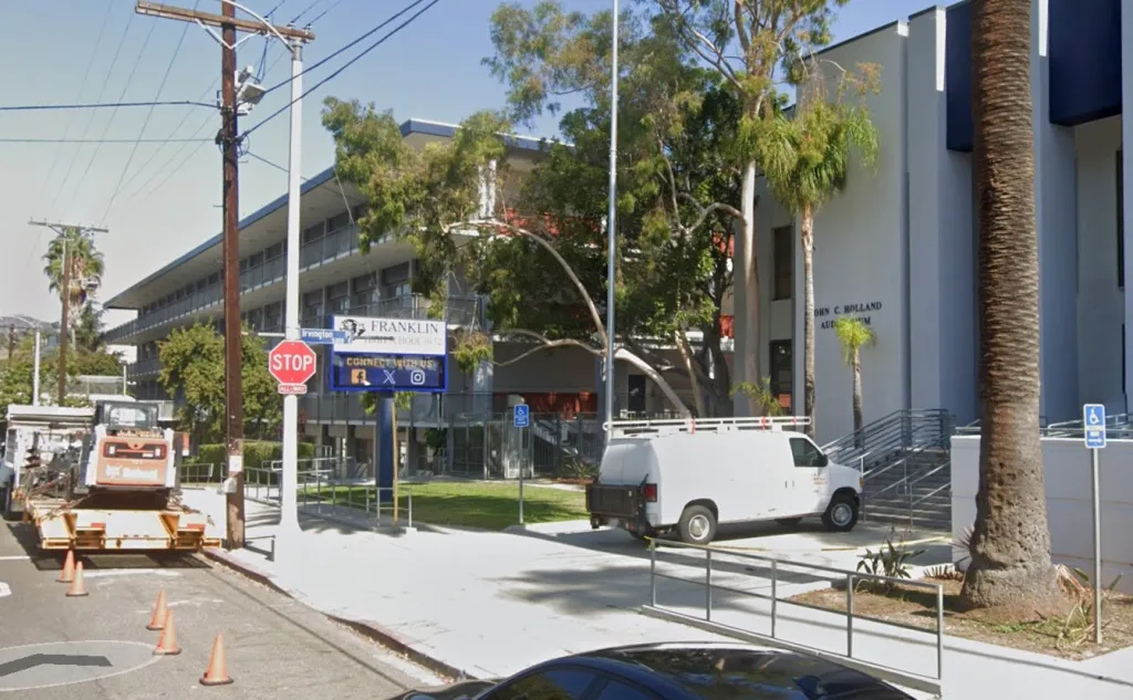 Benjamin Franklin High School in Highland Park, California.