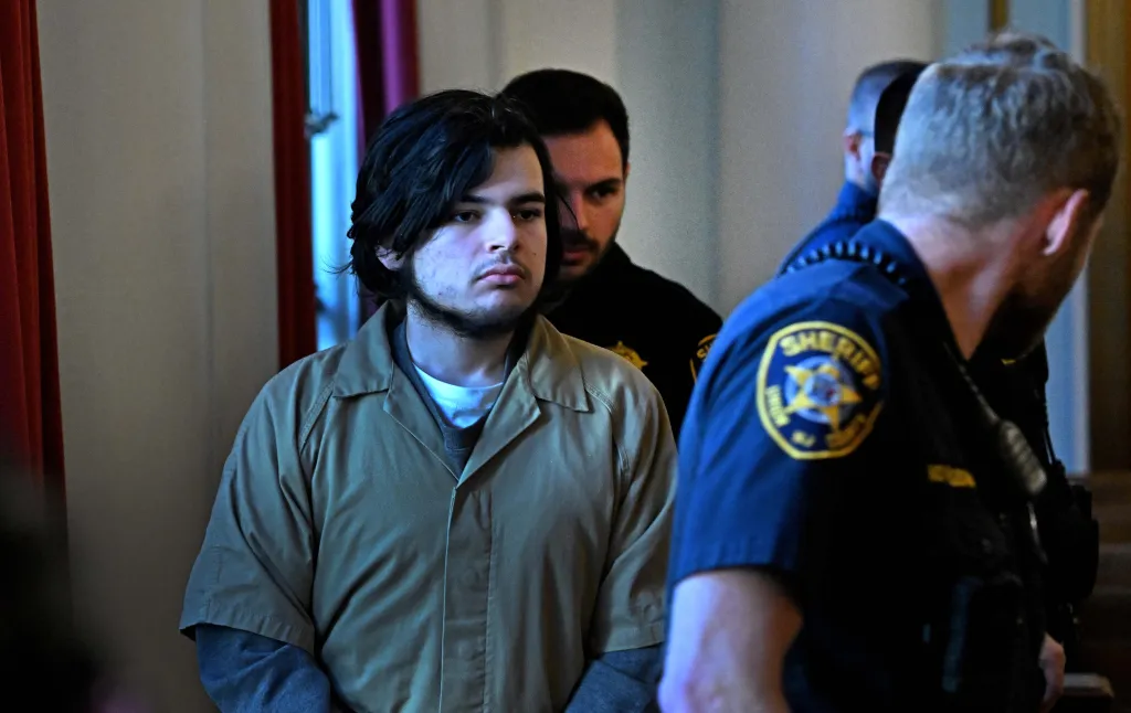 Vincent Battiloro appears at his arraignment in Union County Court.
