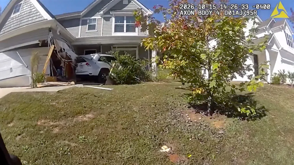 Two teens, ages 15 and 16, were arrested after crashing a stolen car into a South Carolina home while fleeing deputies. 