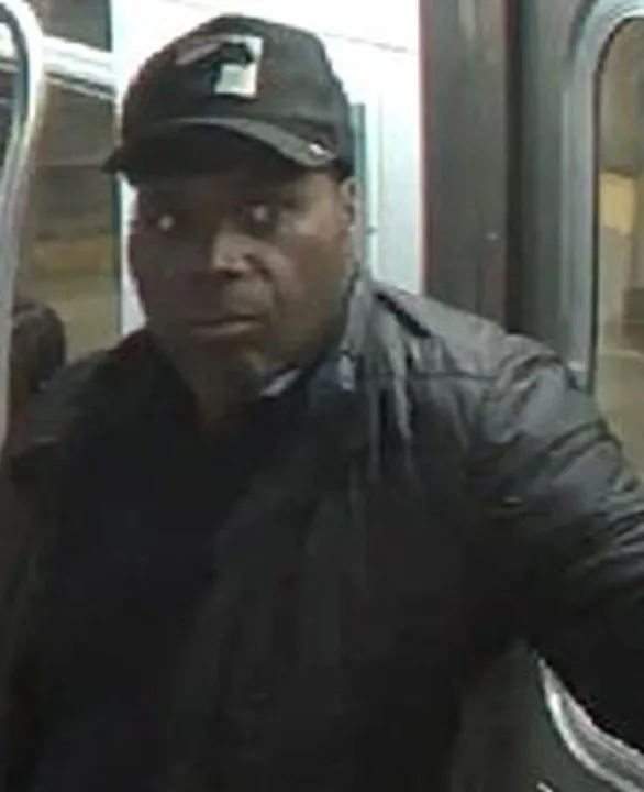 Police published photos of the shoving suspect this week, three weeks after the attack.