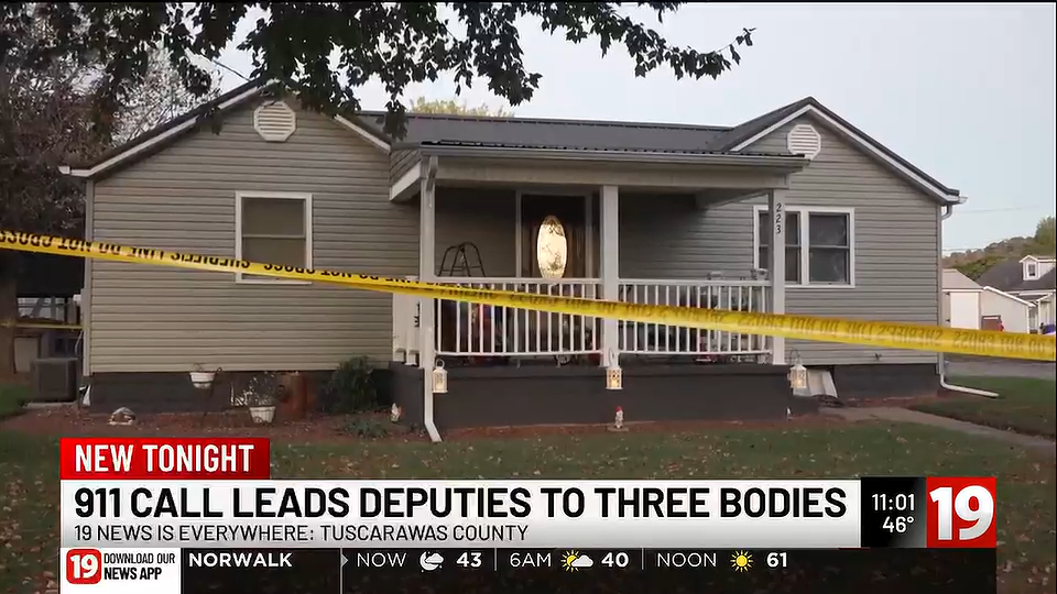 A toddler and two grandparents were found dead inside their Ohio home, following a 911 call from an unidentified caller asked for "help."