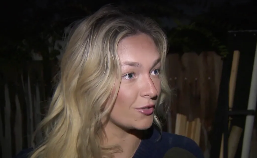 LMU student Talia Behrens in Los Angeles' Westchester neighborhood.