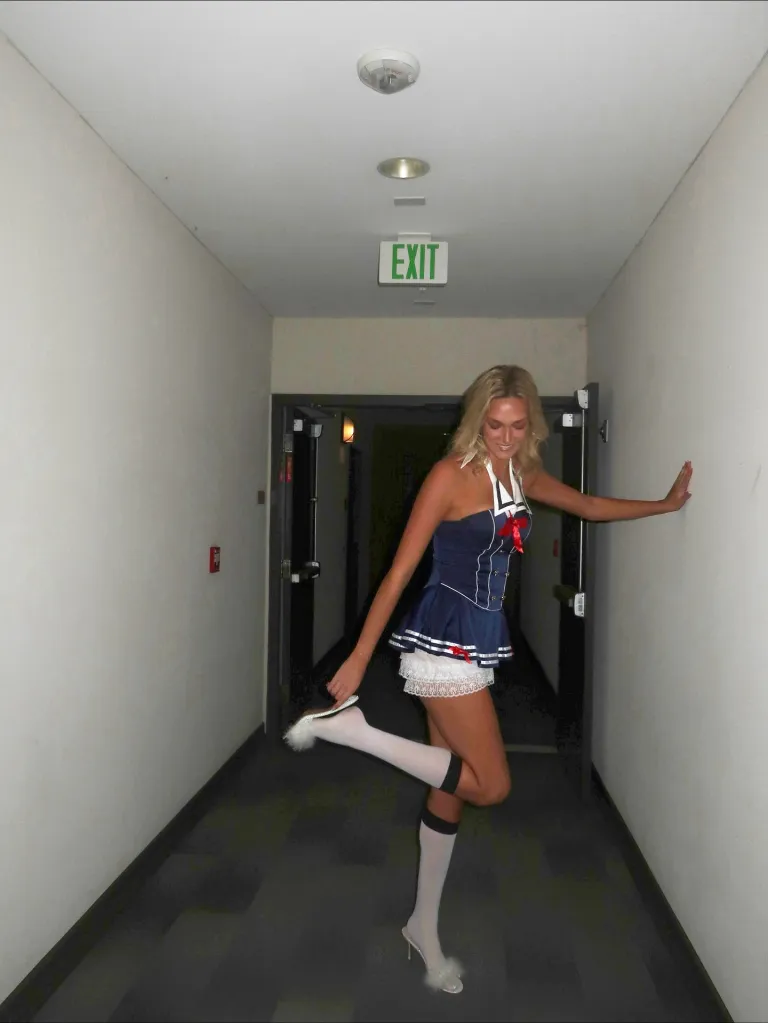 Talia Behrens is pictured in Los Angeles' Westchester neighborhood.