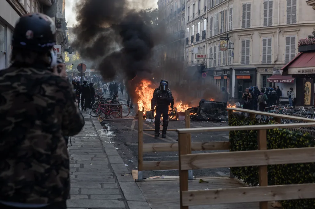 In addition, gatherings and demonstrations are banned from 8 p.m., the Paris police said.