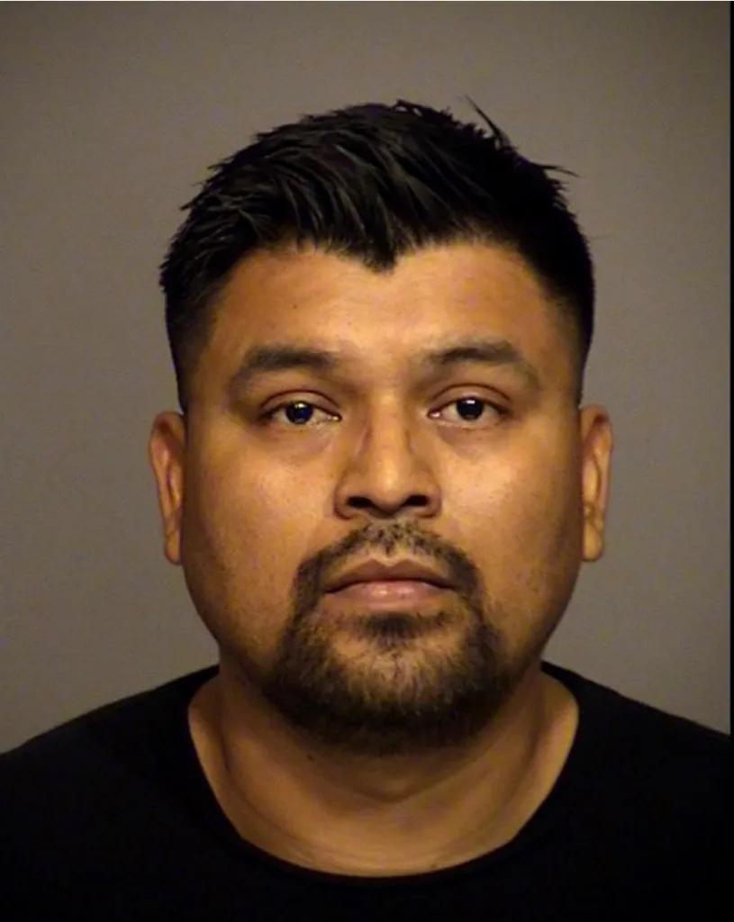 Police booking photo of Ricardo Jimenez-Garcia.