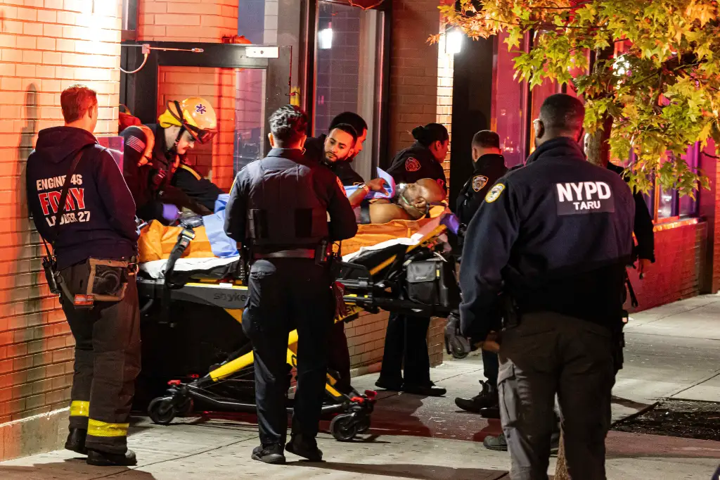 Kenneth Morgan, 68, of the Bronx, also faces raps for assault, gun and ammunition possession and harassment in connection to the burst of violence inside a Claremont apartment, according to cops and prosecutors. 